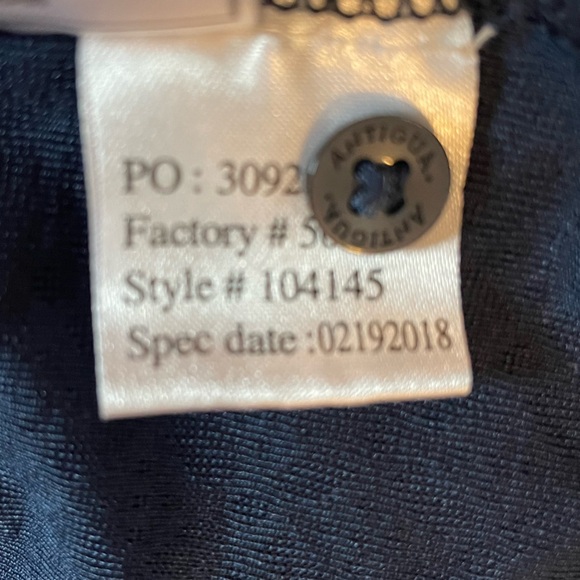 ANTIGUA WOMEN'S Boston Red Sox Logo Navy Blue Polo Size Large - Picture 9 of 10